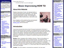 Tablet Screenshot of creativemusicworks.com